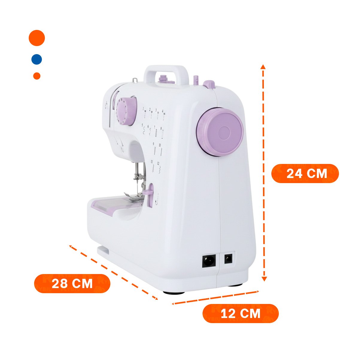 COSEDORA PARA REPARACIONES DE ROPA EN CASA CON PRESENTACION CHICA COLOR BLANCO - 4