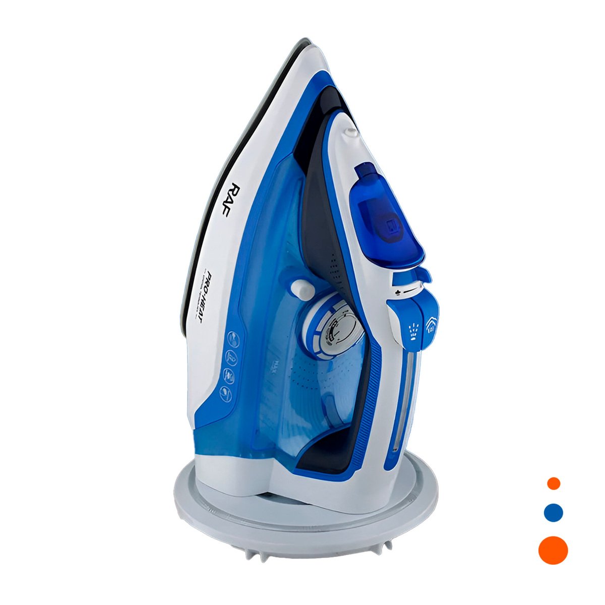 PACK2 EQUIPO DE VAPOR ELECTRICA BLANCO Y AZUL PRACTICO PARA ROPA EN CASA - 2
