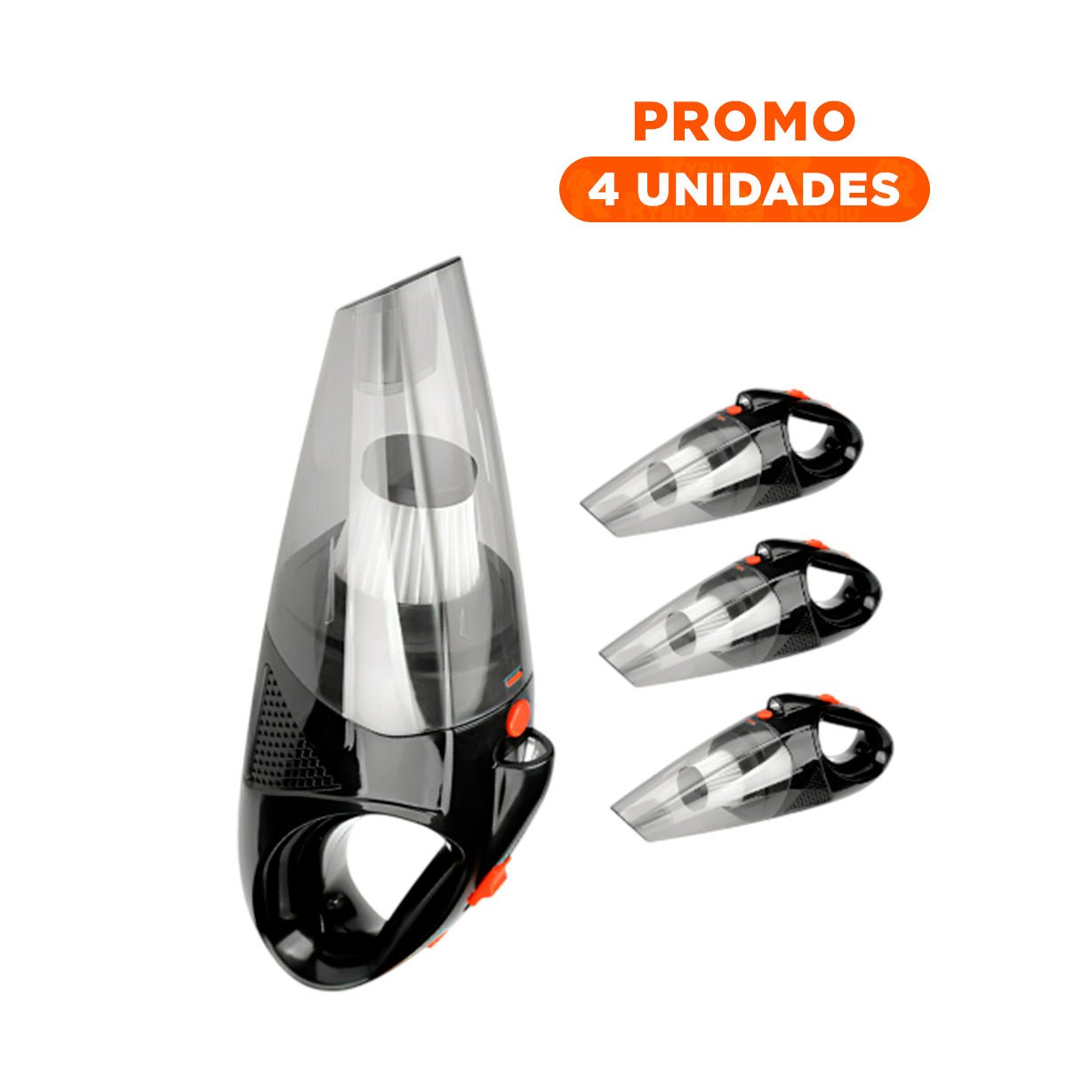 PACK4 APARATO PORTATIL DE LIMPIEZA CON LINTERNA PARA ESCRITORIOS Y RINCONES Y+REGALO STICKER - 1