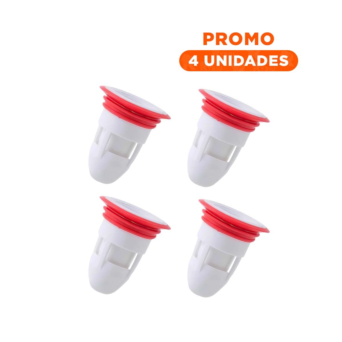 PACK4 FILTRO DE DRENAJE PARA ESPACIO HIGIENICO CON PROTECCION BLANCO Y+REGALO STICKER - 1