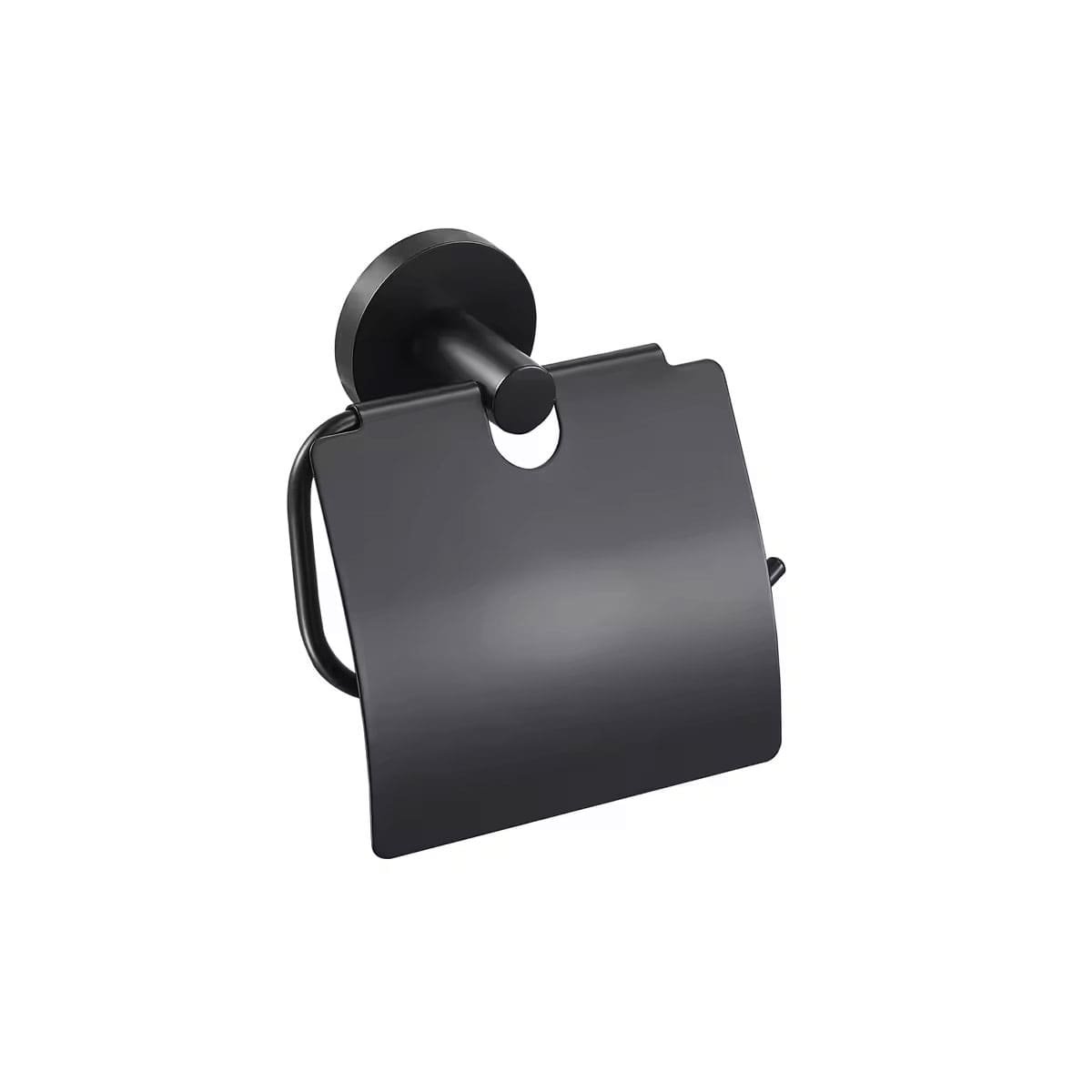 PACK4 BASE PARA PAPEL HIGIENICO CON DISENO VERTICAL PARA PARED NEGRO TOP Y+PAPEL REGALO - 3