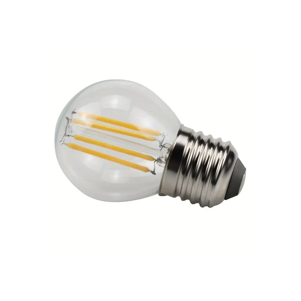 FOCO LED 4W TRANSPARENTE LUZ BLANCA PARA CASA HOGAR DECORACION FESTIVA Y+PAPEL REGALO - 1