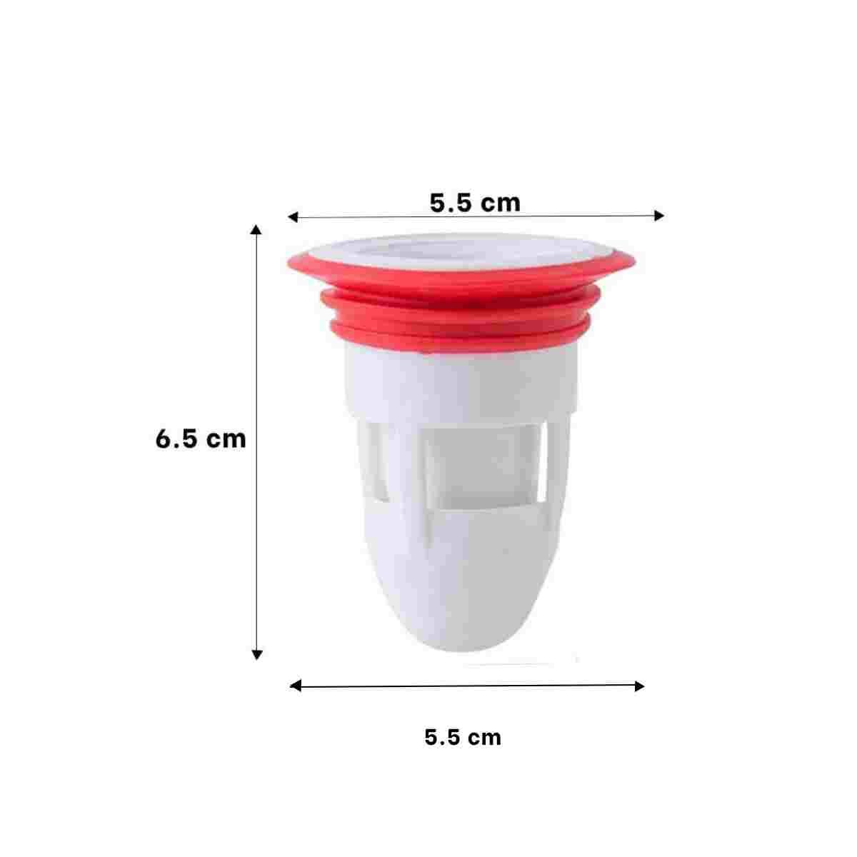 PACK12 VALVULA DE PISO BLANCO CON PROTECCION PARA AREA HIGIENICA Y+PAPEL REGALO - 4