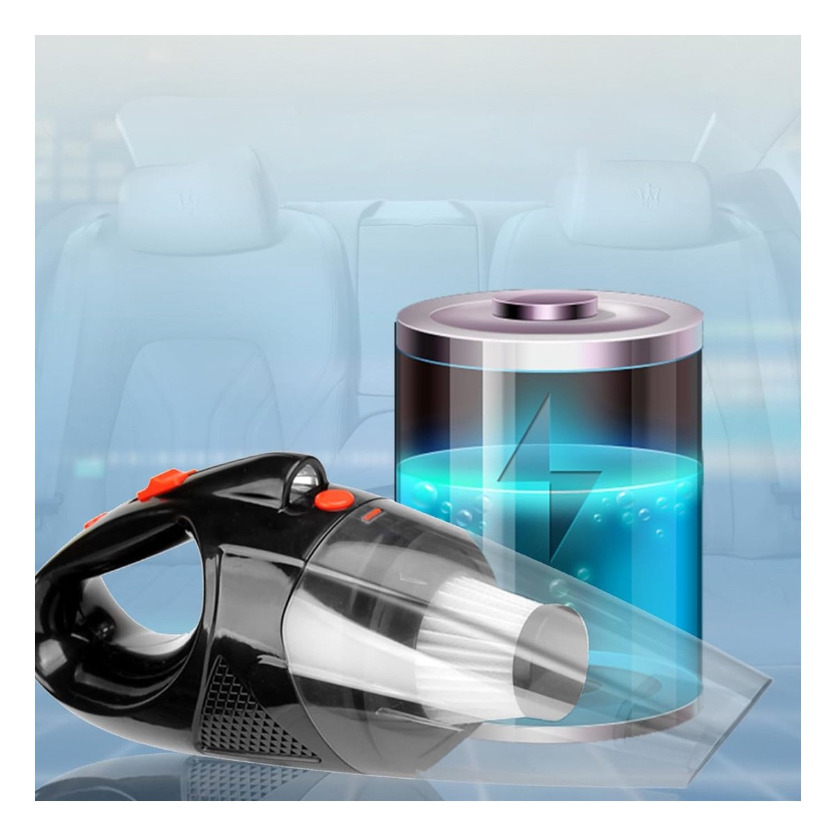 SOLUCION DE LIMPIEZA PORTATIL CON LINTERNA PARA ESCRITORIO Y VEHICULO - 2