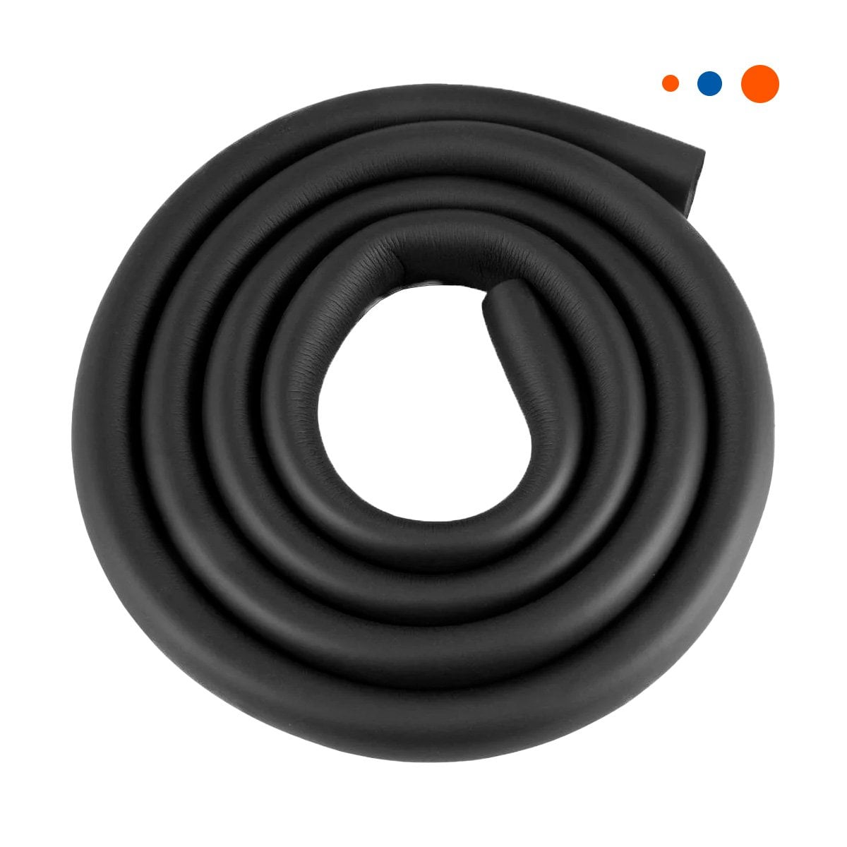 GUARDA ESQUINA DE ESPUMA FLEXIBLE PARA BORDES FILOSOS DE MUEBLES NEGRO Y+REGALO STICKER - 3