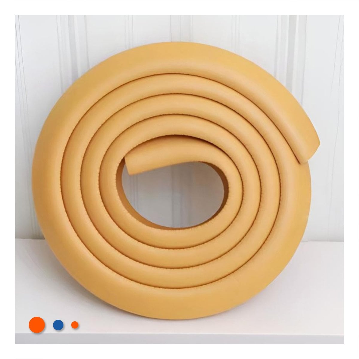 GUARDA ESQUINA DE ESPUMA RESISTENTE PARA BORDES DE MUEBLES Y MESAS MOSTAZA Y+POST IT - 3