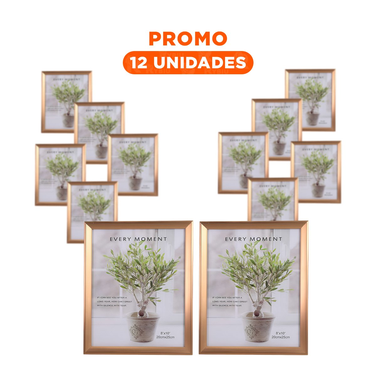 PACK12 PORTA FOTO DE MESA PARA AMBIENTES ACOGEDORES CON PRESENCIA VISUAL Y+REGALO STICKER - 1