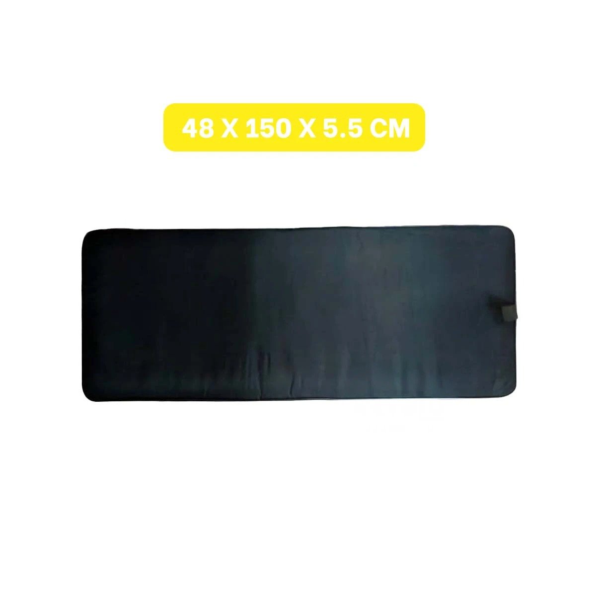 PACK2 ALFOMBRA ACOLCHADA NEGRA TALLA L 1.5 M AMARILLO PARA YOGA Y+PAPEL REGALO - 4