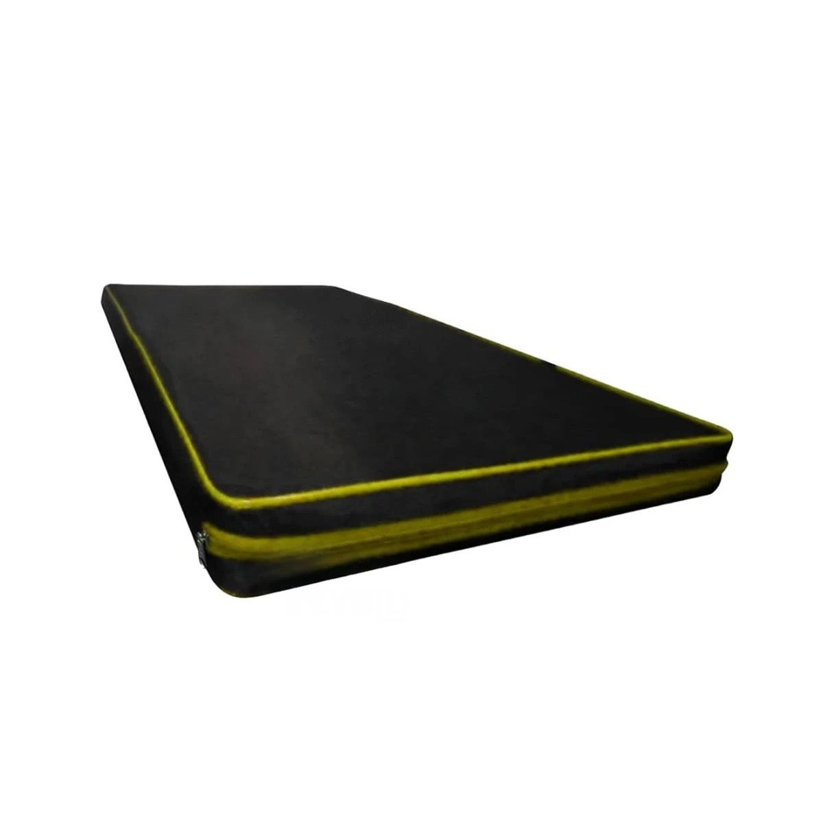 PACK2 COLCHONETA ACOLCHADA NEGRA TALLA L 1.5 M AMARILLO PARA CASA Y+REGALO STICKER - 2