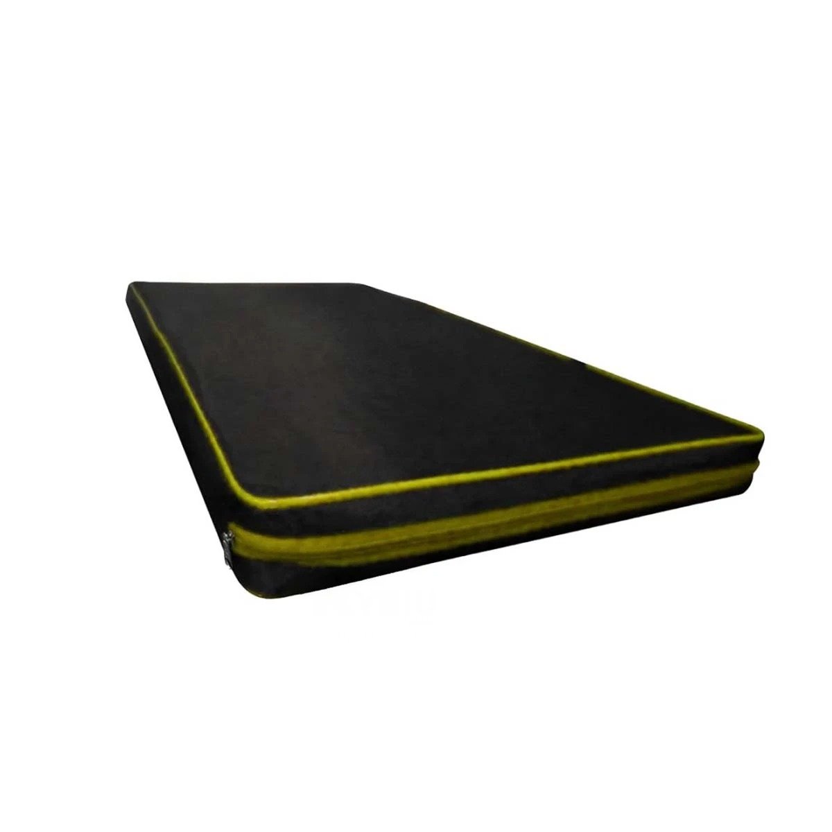 PACK2 COLCHONETA ACOLCHADA NEGRA TALLA L 1.5 M AMARILLO PARA CASA Y+REGALO STICKER - 2