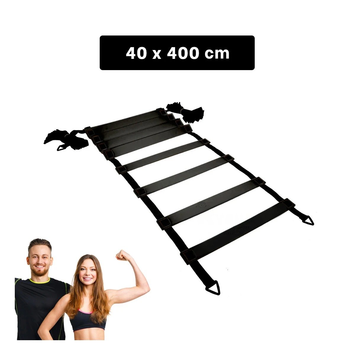 PACK6 ESCALINATA CON PESO DE 12 PASOS NEGRA RESISTENTE Y+PAPEL REGALO - 4