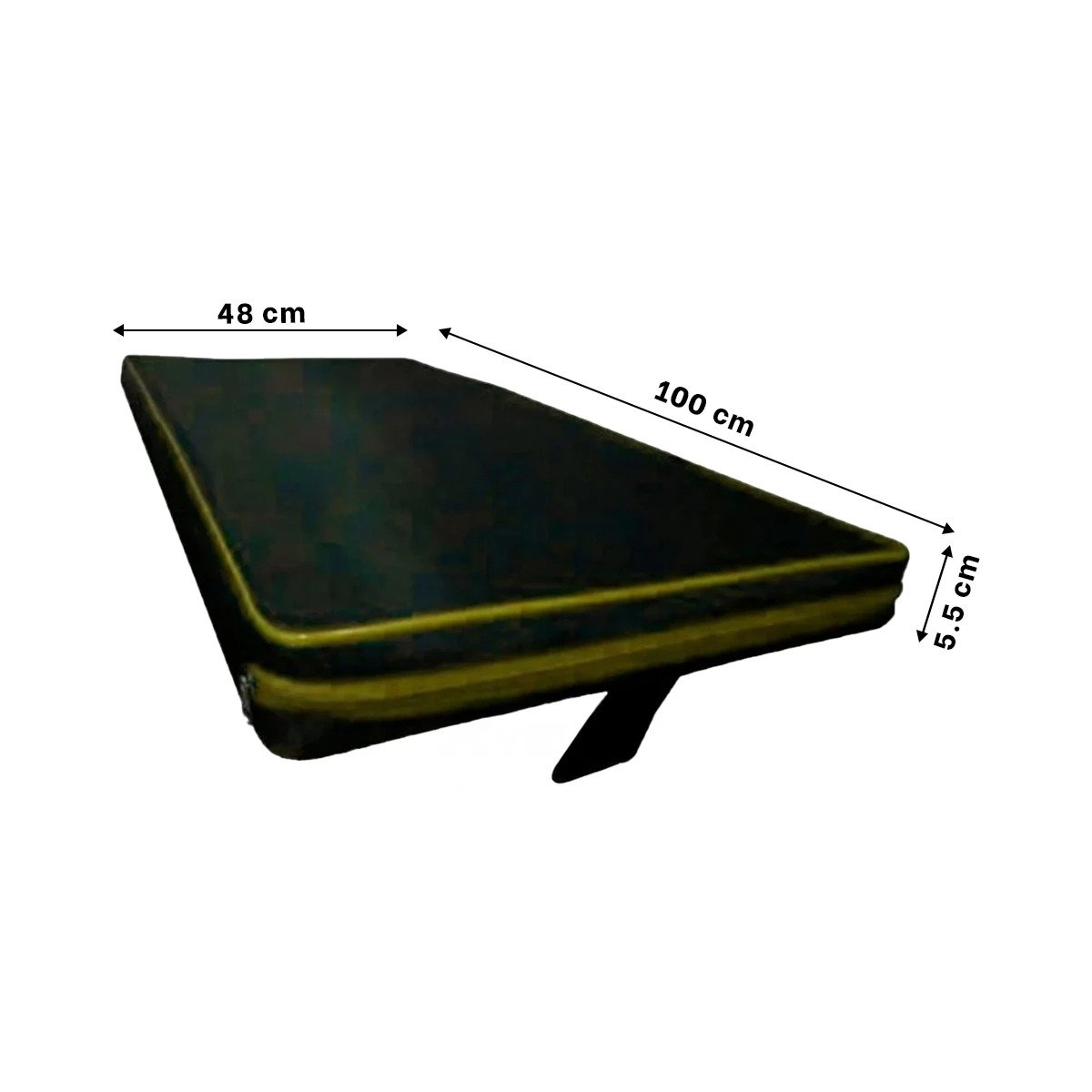 PACK2 BASE ACOLCHADA NEGRA TALLA L 1.5 M AMARILLO PARA FITNESS - 4