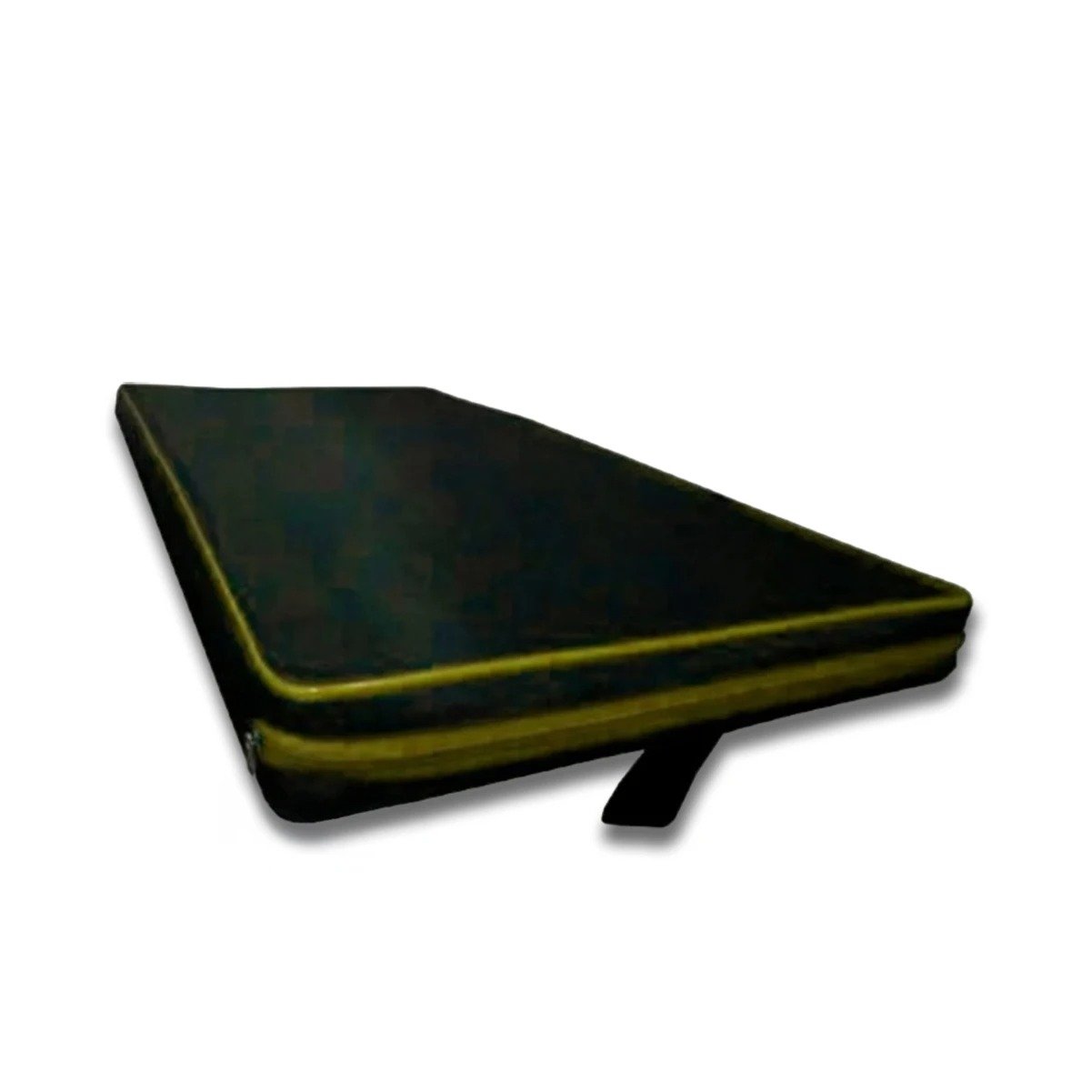 PACK2 COLCHONETA ACOLCHADA NEGRA TALLA L 1.5 M AMARILLO PARA CASA Y+REGALO STICKER - 2