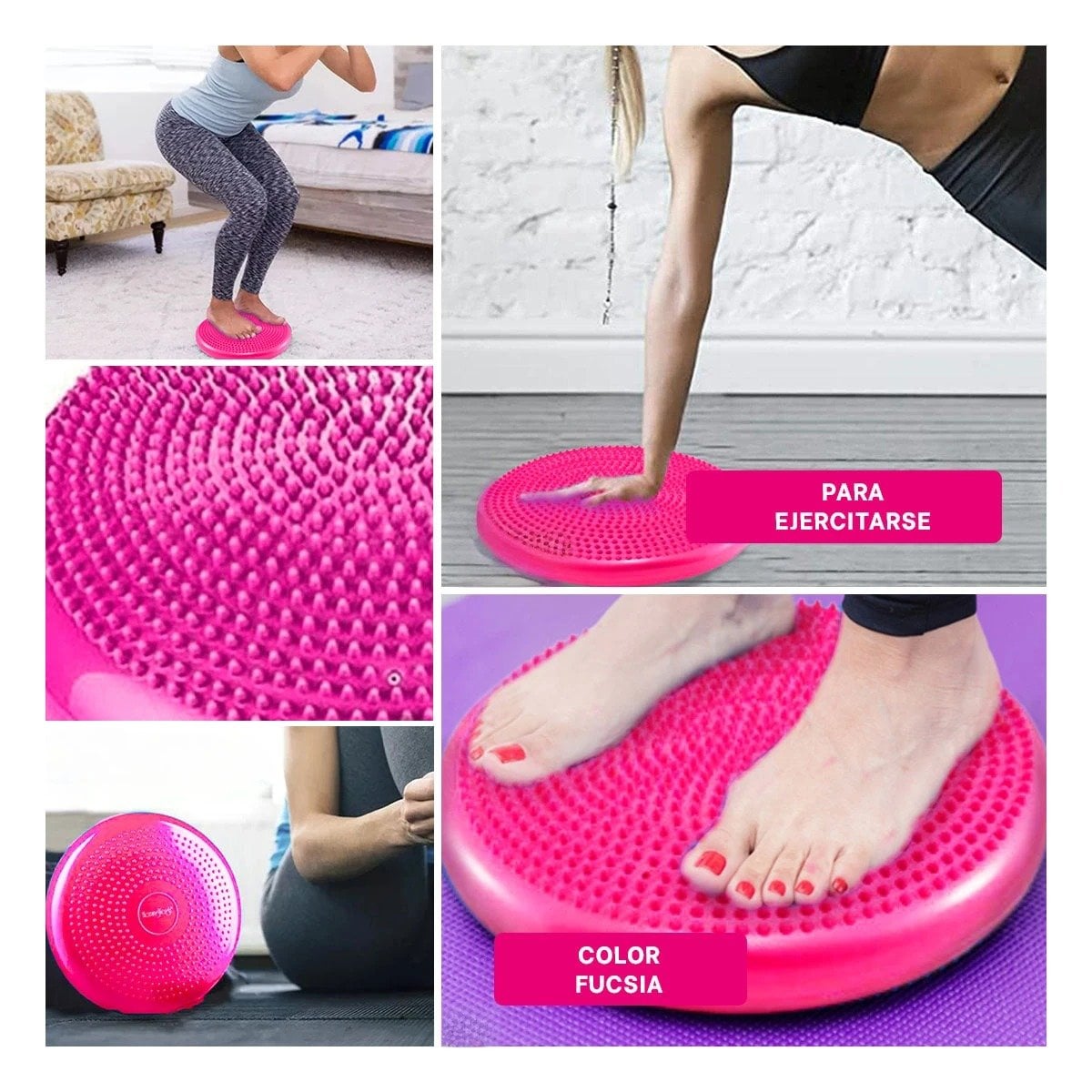 PACK2 DISCO GIMNASIO BALANCIN PARA ENTRENAMIENTO COMPLETO AZUL Y+PAPEL REGALO - 3
