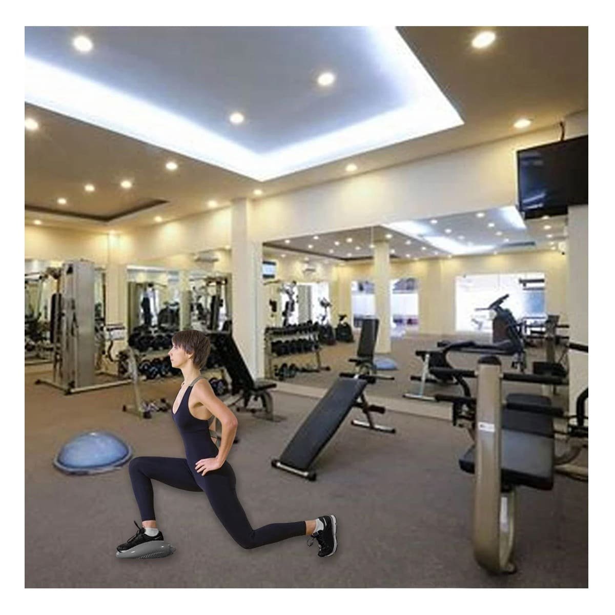 PACK2 DISCO GIMNASIO BALANCIN PARA ENTRENAMIENTO COMPLETO AZUL Y+PAPEL REGALO - 2