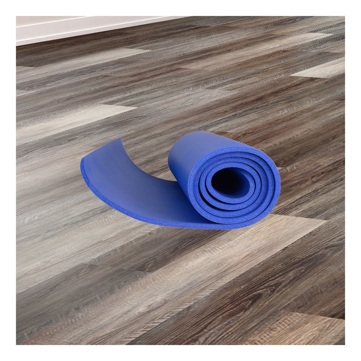 PACK4 BASE PREMIUM 10MM ESPUMA AZUL SUAVE Y ANTIDESLIZANTE PARA FITNESS Y+REGALO STICKER - 1