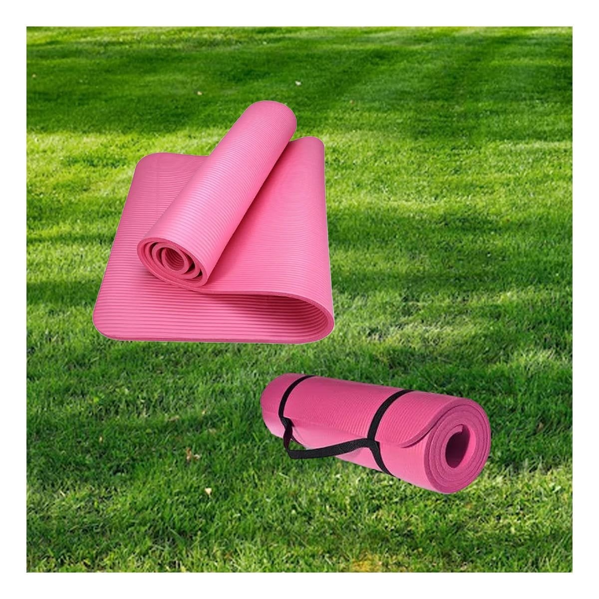 COLCHONETA PLUS 10MM ESPUMA FUCSIA ANTIDESLIZANTE Y SUAVE PARA FITNESS Y+LIGAS REGALO - 2