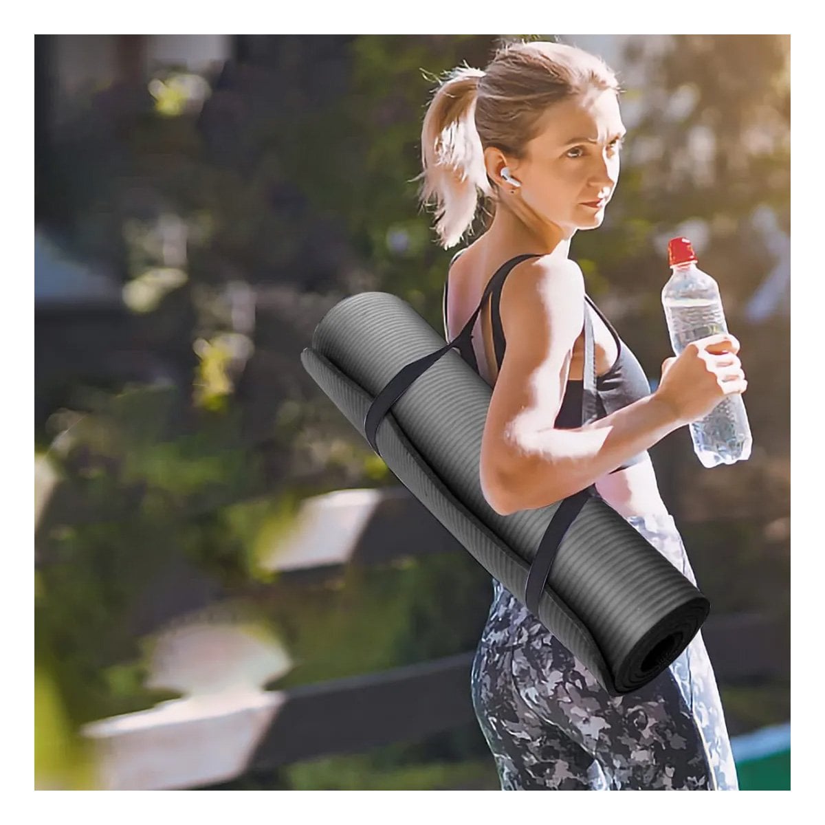 PACK4 BASE 10MM ESPUMA NEGRO LIGERA Y RESISTENTE PARA GIMNASIO - 2