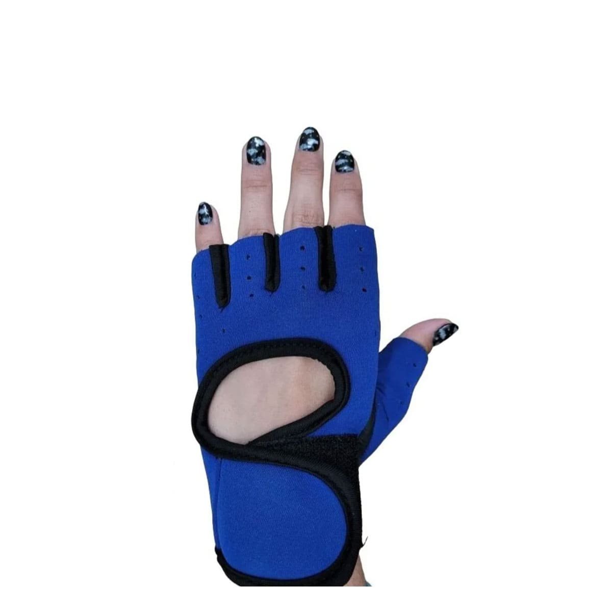 MANOPLAS DEPORTIVAS AZUL ENCIMA LIGERAS Y COMODAS PARA ACTIVIDAD Y+REGALO STICKER - 3