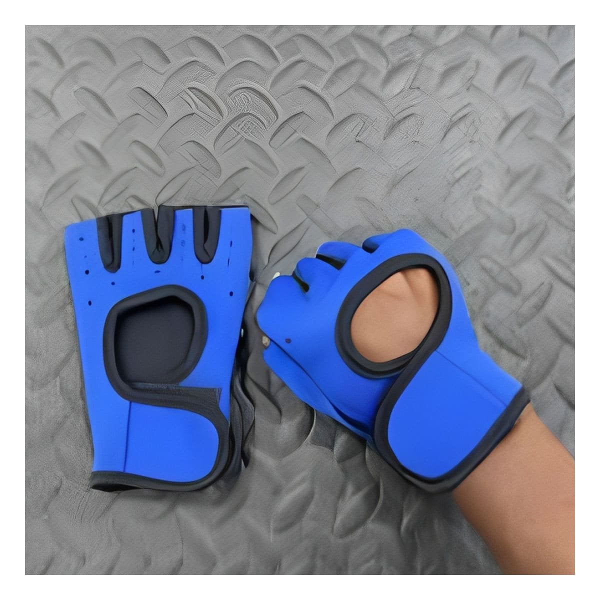 PACK12 ANTIDESLIZANTES COMODOS AZULES PARA DEPORTES Y ACTIVIDADES INTENSIVAS - 2