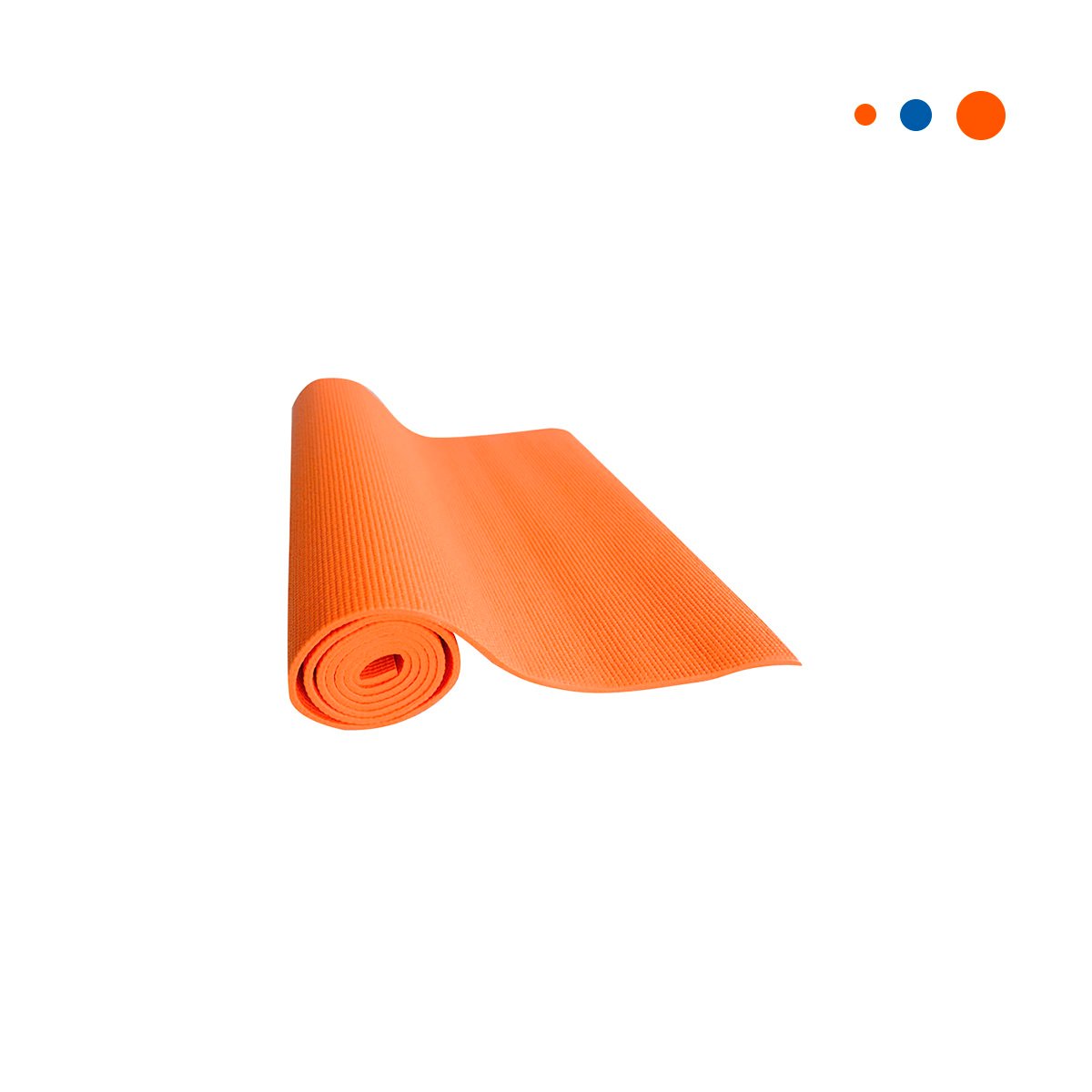 ALFOMBRA FLEXIBLE NARANJA DE GOMA EVA 61X183CM PARA FITNESS Y ACTIVIDADES Y+REGALO STICKER - 3