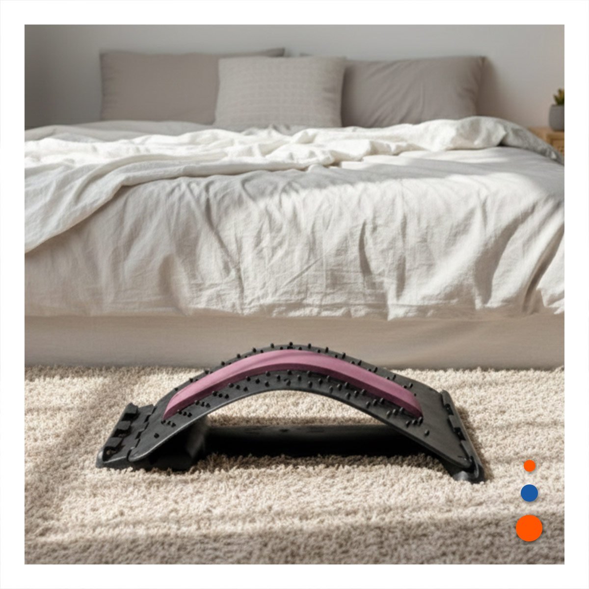 PACK6 COJIN LUMBAR GUINDA SUAVE PARA MASAJES Y BIENESTAR GENERAL Y+PAPEL REGALO - 5