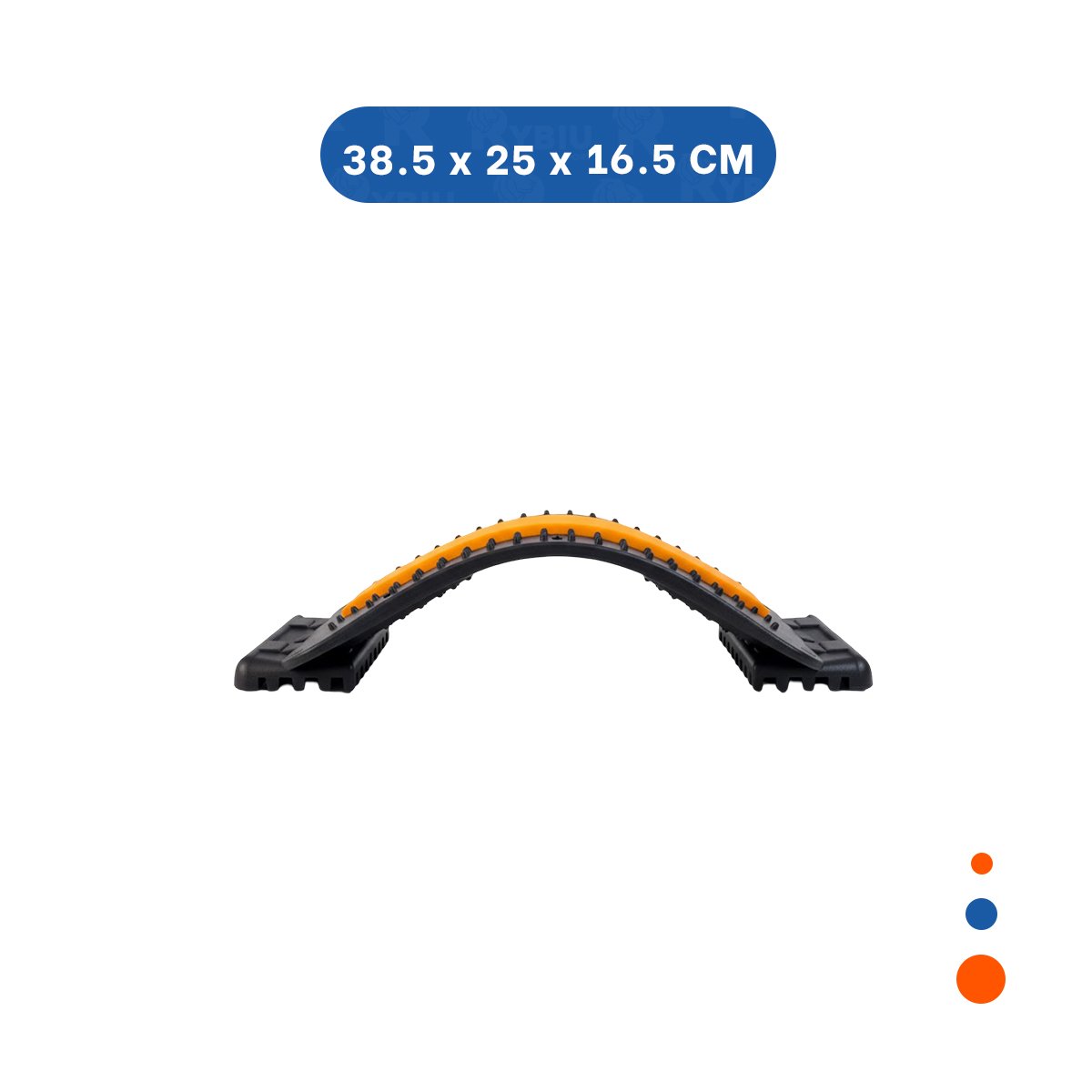 PACK2 ALMOHADILLA LUMBAR NARANJA SUAVE PARA MASAJES Y BIENESTAR GENERAL Y+REGALO STICKER - 4