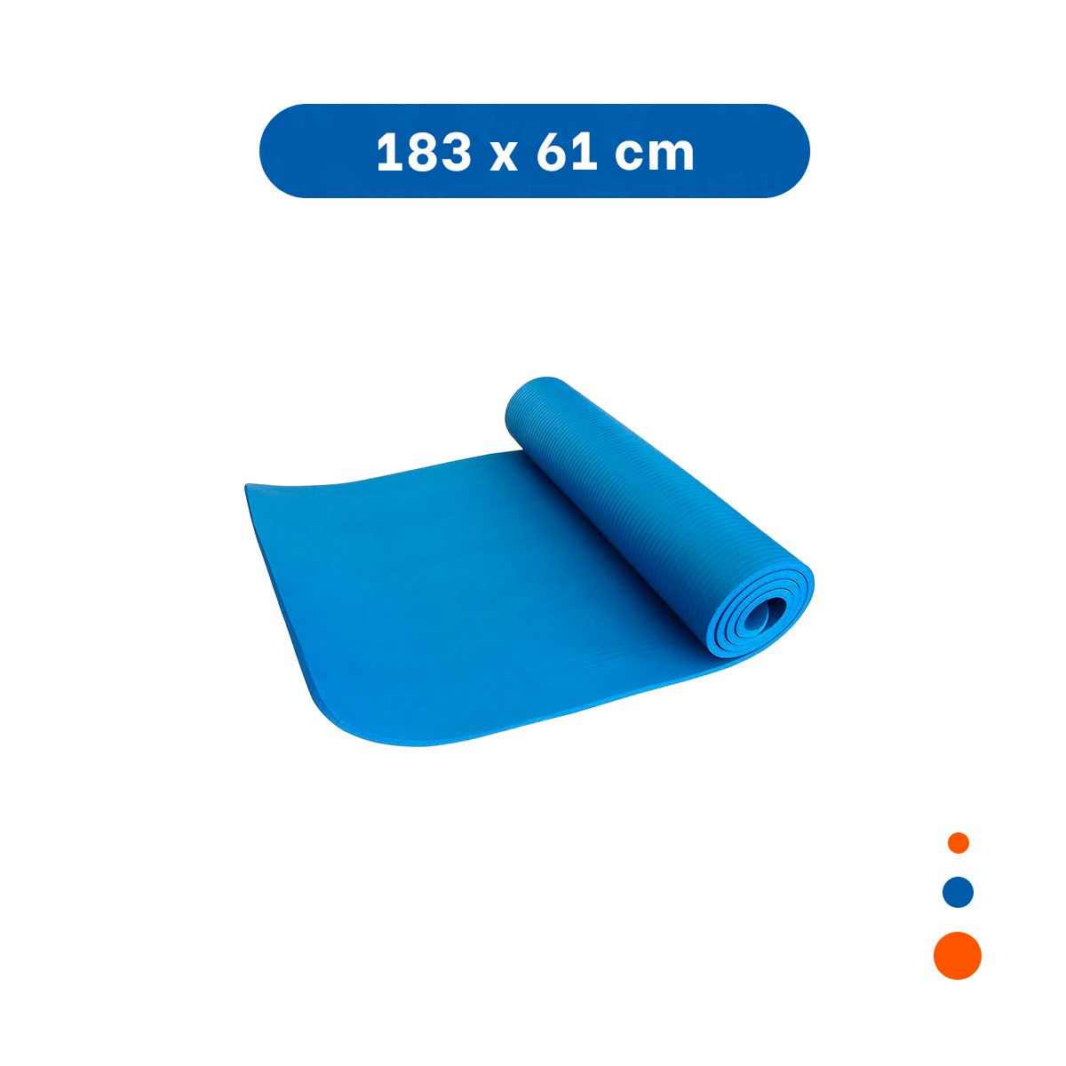PACK12 ALFOMBRILLA FLEXIBLE AZUL DE GOMA EVA 61X183CM PARA ACTIVIDADES Y+PAPEL REGALO - 4