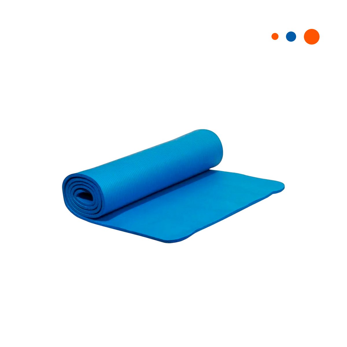 ALFOMBRA FLEXIBLE AZUL DE GOMA EVA 61X183CM PARA FITNESS Y ACTIVIDADES EN CASA Y+REGALO STICKER - 3