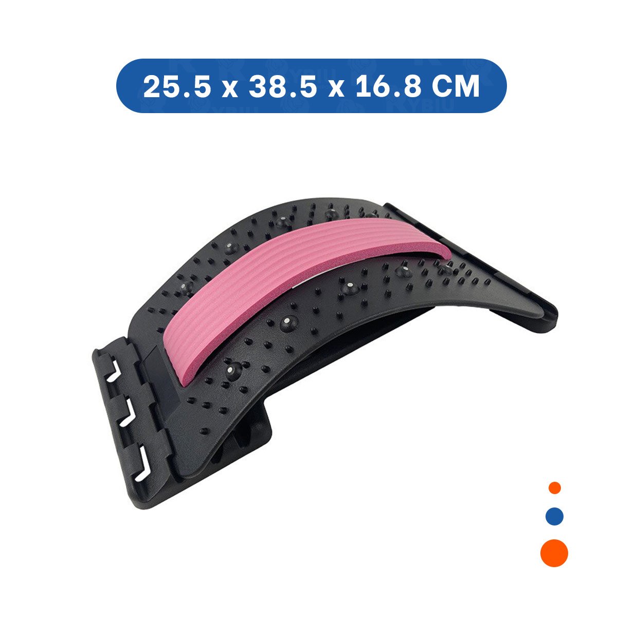 DISPOSITIVO LUMBAR GUINDA PROFESIONAL PARA TERAPIAS Y RELAJACION MUSCULAR Y+LIGAS REGALO - 4