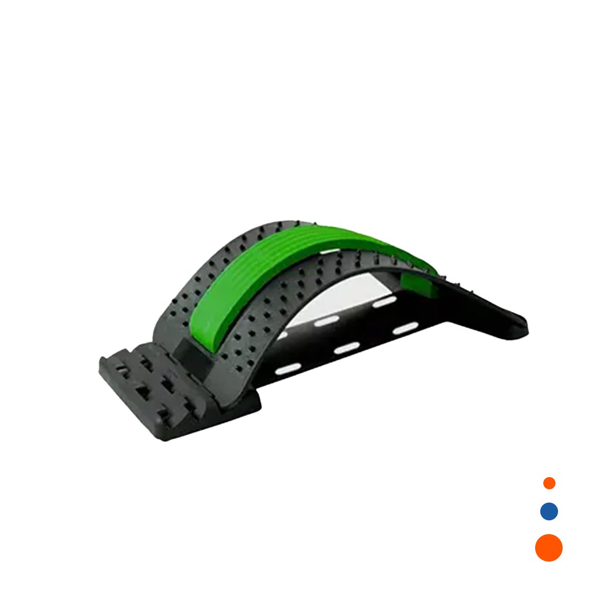 DISPOSITIVO LUMBAR VERDE PORTATIL PARA USO EN CASA Y OFICINA FACIL Y+REGALO STICKER - 3