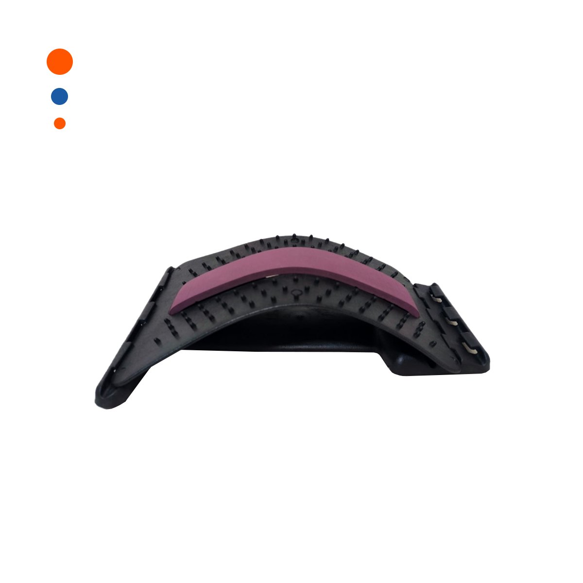 PACK2 ALMOHADILLA LUMBAR GUINDA SUAVE PARA MASAJES Y BIENESTAR GENERAL Y+REGALO STICKER - 2