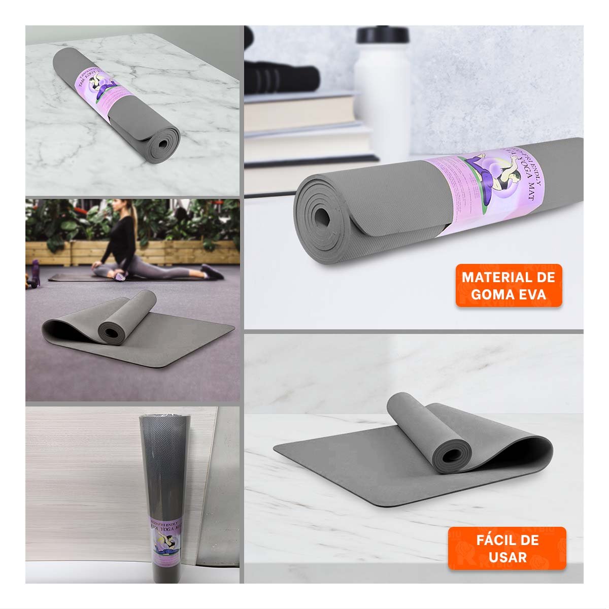 PACK12 ALFOMBRILLA FLEXIBLE PLOMO DE GOMA EVA PARA JUEGOS Y ACTIVIDADES Y+PAPEL REGALO - 2
