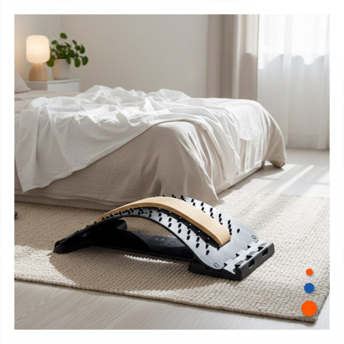 DISPOSITIVO LUMBAR MELON EFICAZ PARA ALIVIAR DOLOR Y TENSION CORPORAL Y+PAPEL REGALO - 2