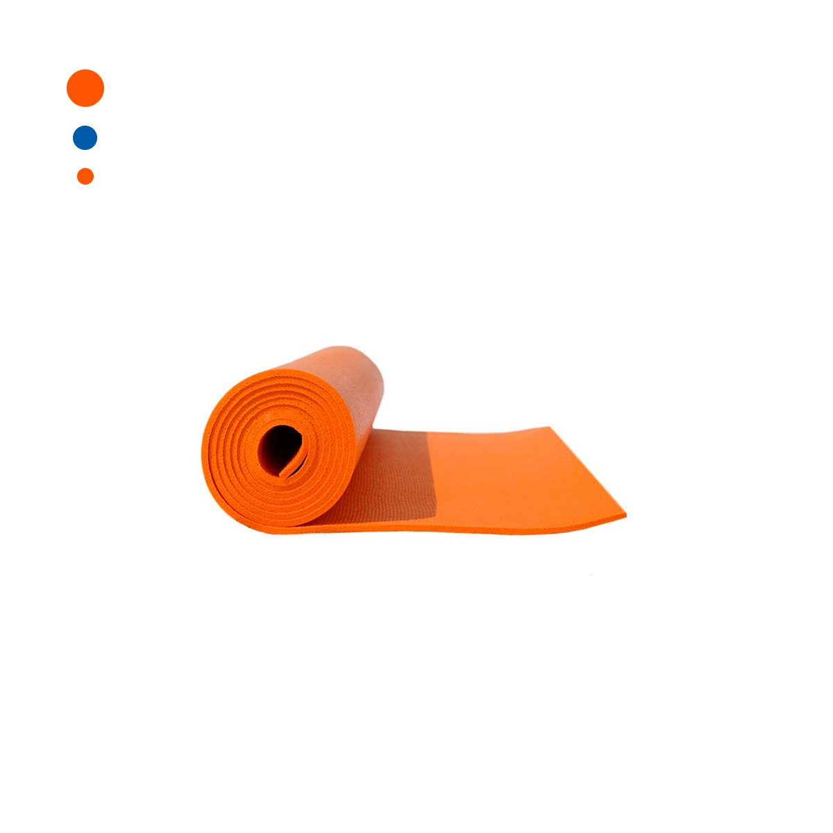 PACK12 ALFOMBRILLA RESISTENTE NARANJA DE GOMA EVA 61X183CM PARA EJERCICIOS Y+REGALO STICKER - 2