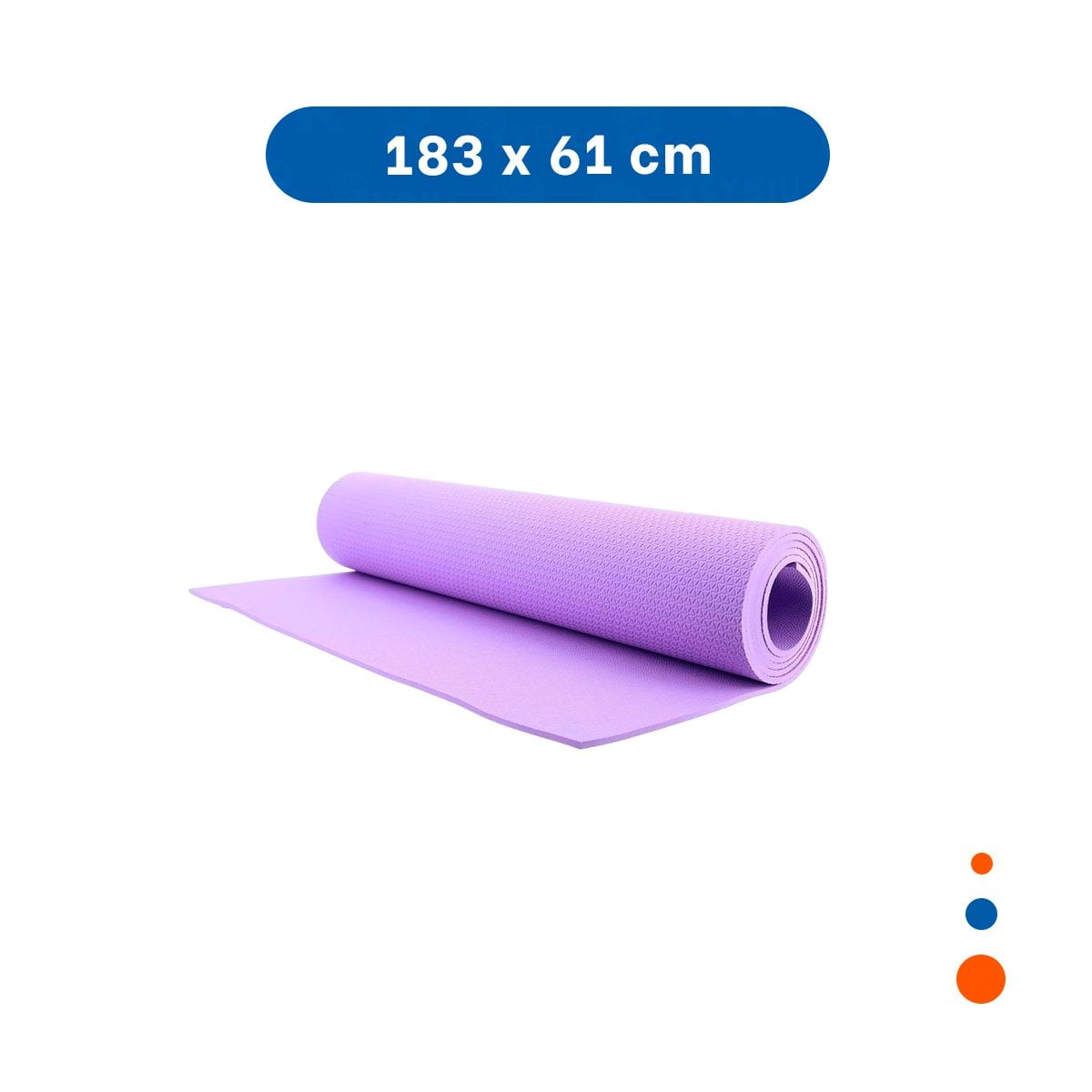 PACK2 BASE FLEXIBLE LILA DE GOMA EVA 61X183CM PARA PILATES Y FITNESS EN CASA - 4