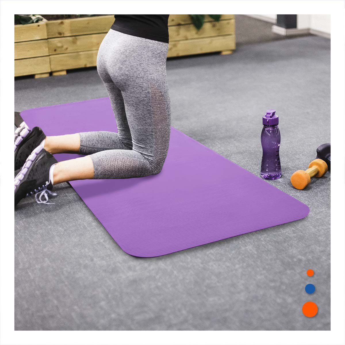 PACK2 BASE FLEXIBLE LILA DE GOMA EVA PARA ACTIVIDADES Y EJERCICIOS INFANTILES - 5
