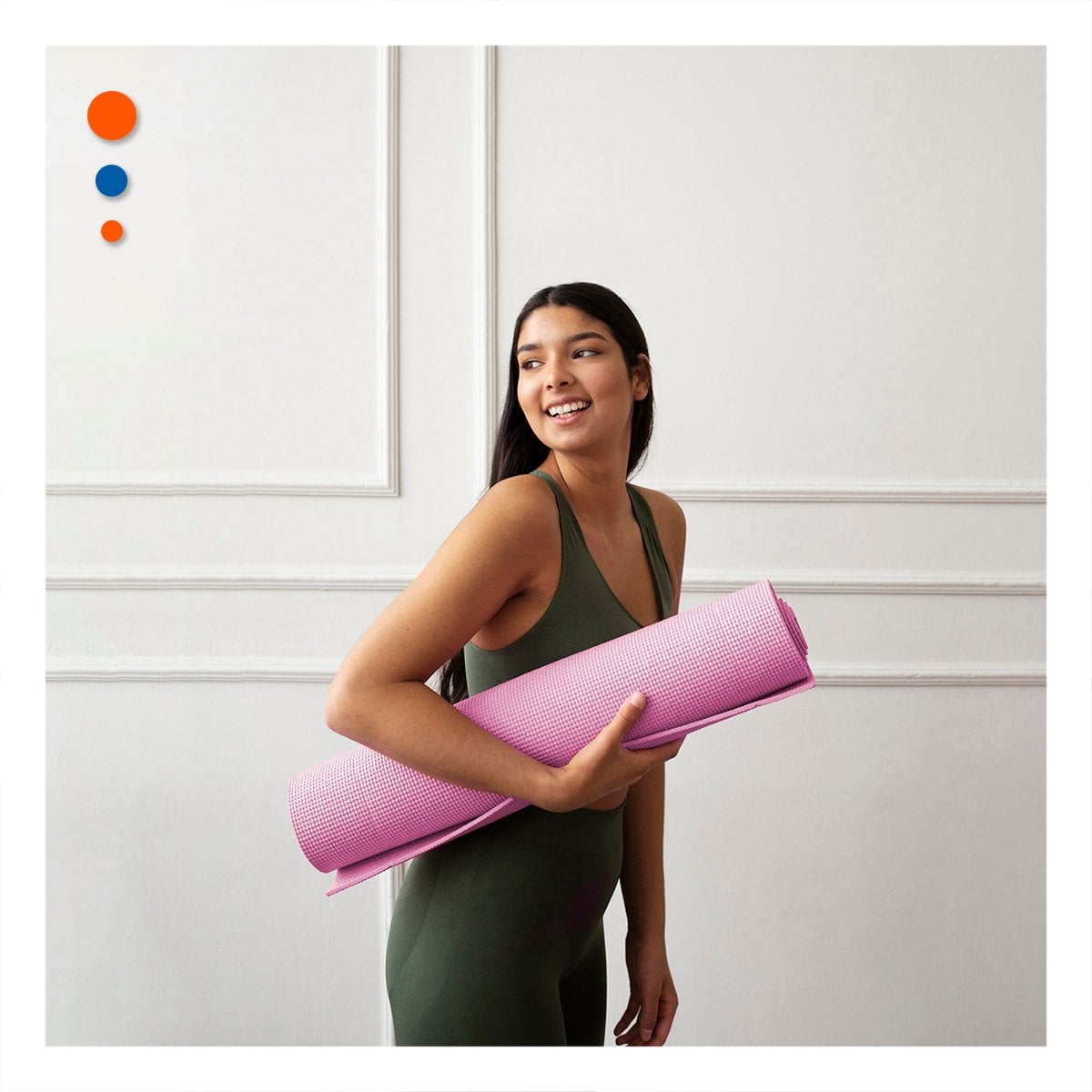 PACK2 BASE RESISTENTE ROSADO DE GOMA EVA 61X183CM PARA EJERCICIOS Y DEPORTES Y+PAPEL REGALO - 1