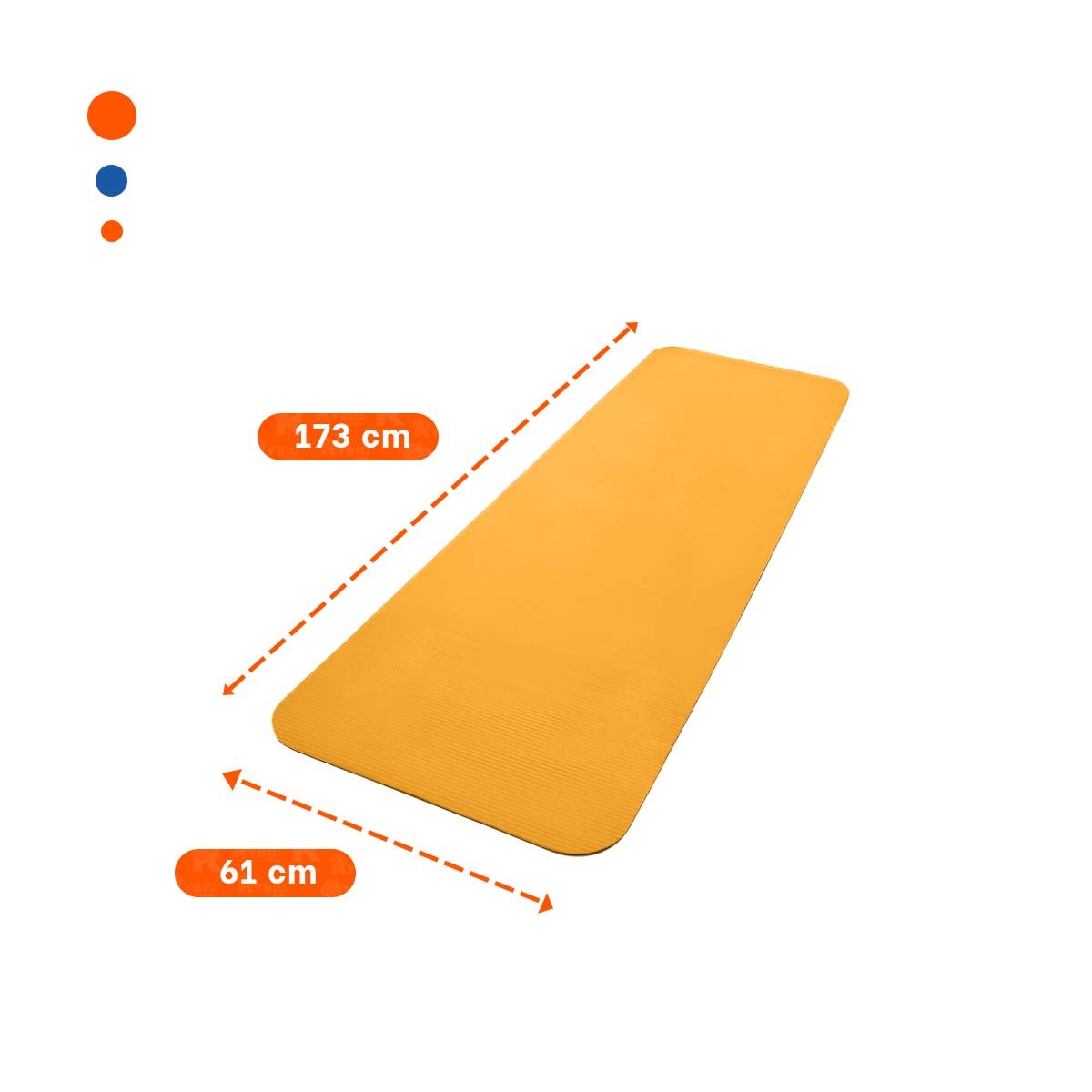 ALFOMBRA RESISTENTE NARANJA DE GOMA EVA PARA ACTIVIDADES Y PROYECTOS INFANTILES Y+POST IT - 4