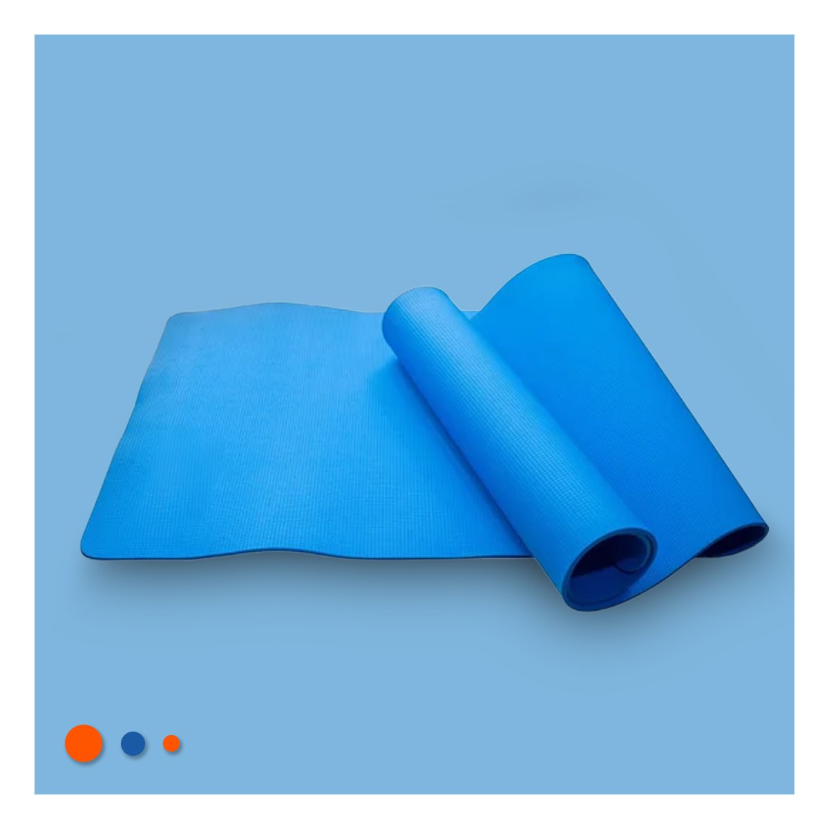 ALFOMBRA LIVIANA AZUL DE GOMA EVA PARA JUEGOS Y ACTIVIDADES CREATIVAS Y+LIGAS REGALO - 2