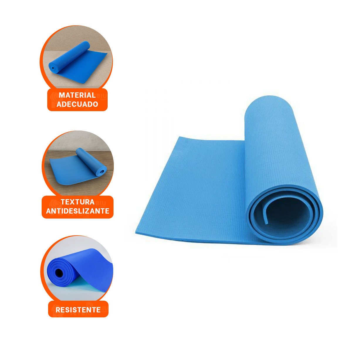 ALFOMBRA LIVIANA AZUL DE GOMA EVA PARA JUEGOS Y ACTIVIDADES CREATIVAS Y+LIGAS REGALO - 3