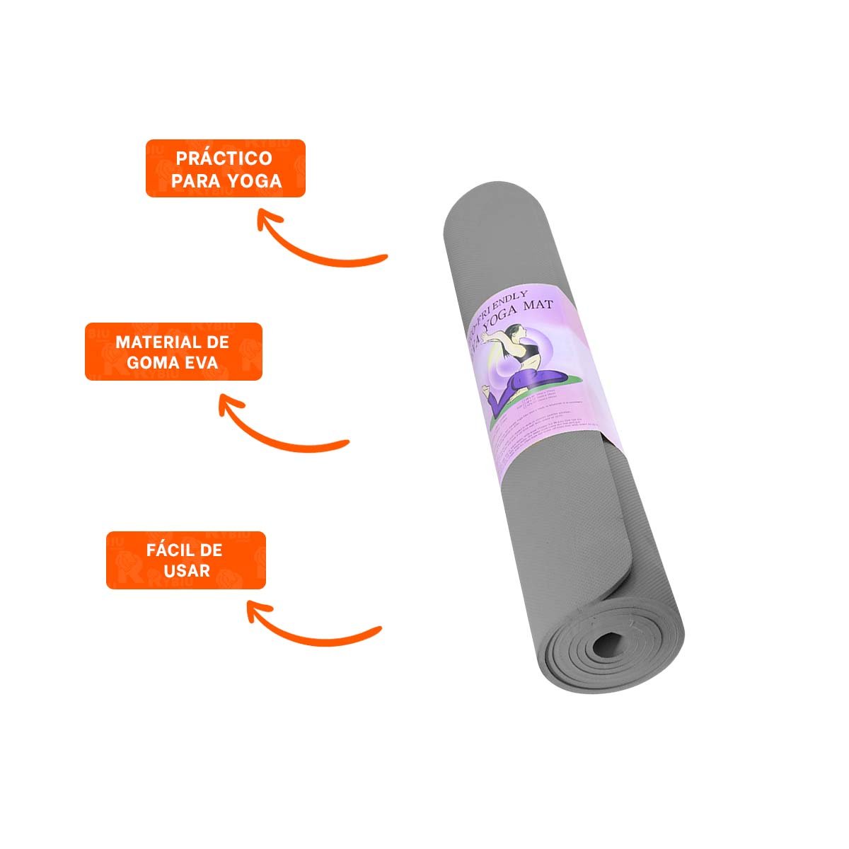 ALFOMBRA COMODA PLOMO DE GOMA EVA PARA JUEGOS Y MANUALIDADES INFANTILES - 3