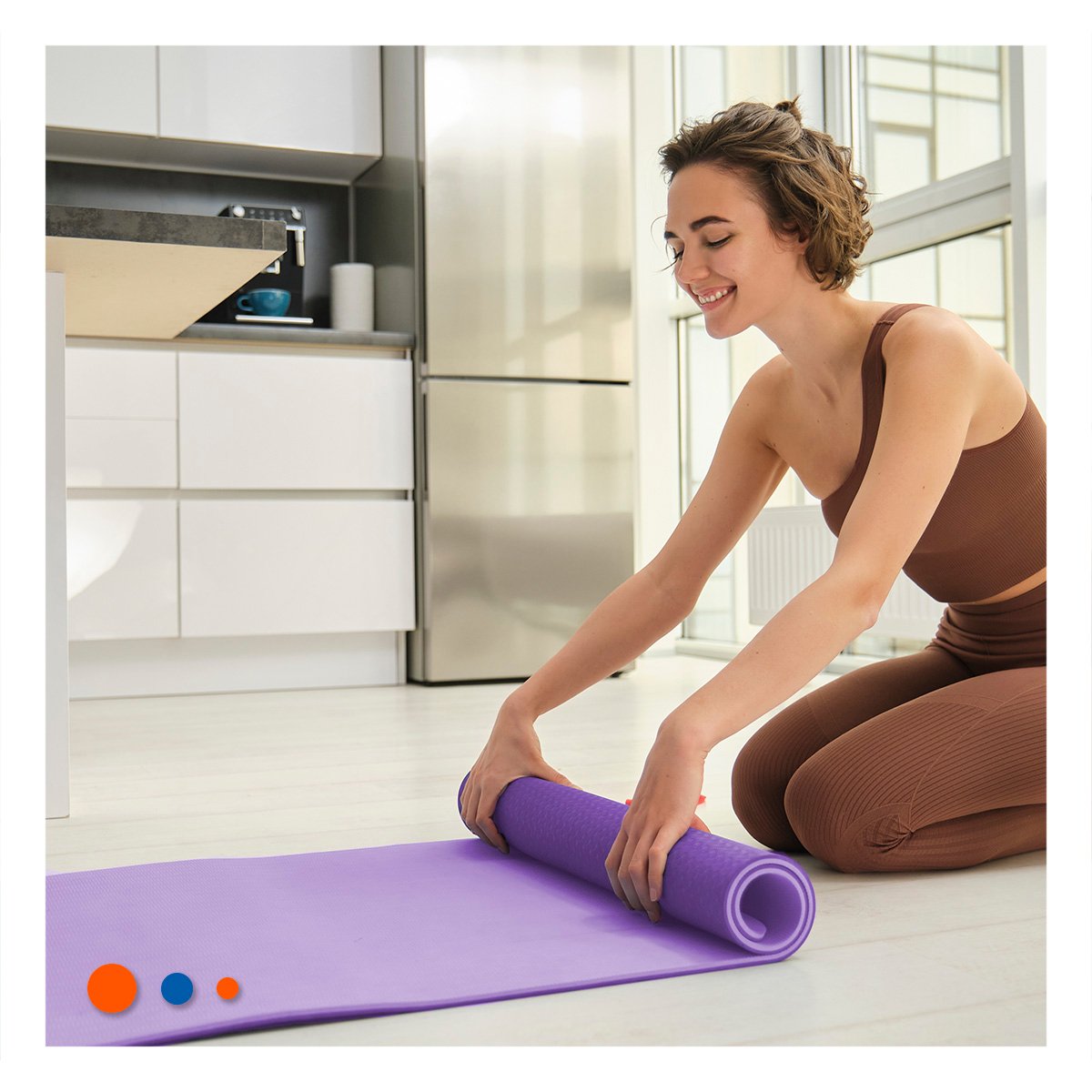PACK6 ACOLCHADO RESISTENTE LILA DE GOMA EVA 61X183CM PARA EJERCICIOS Y DEPORTES - 3