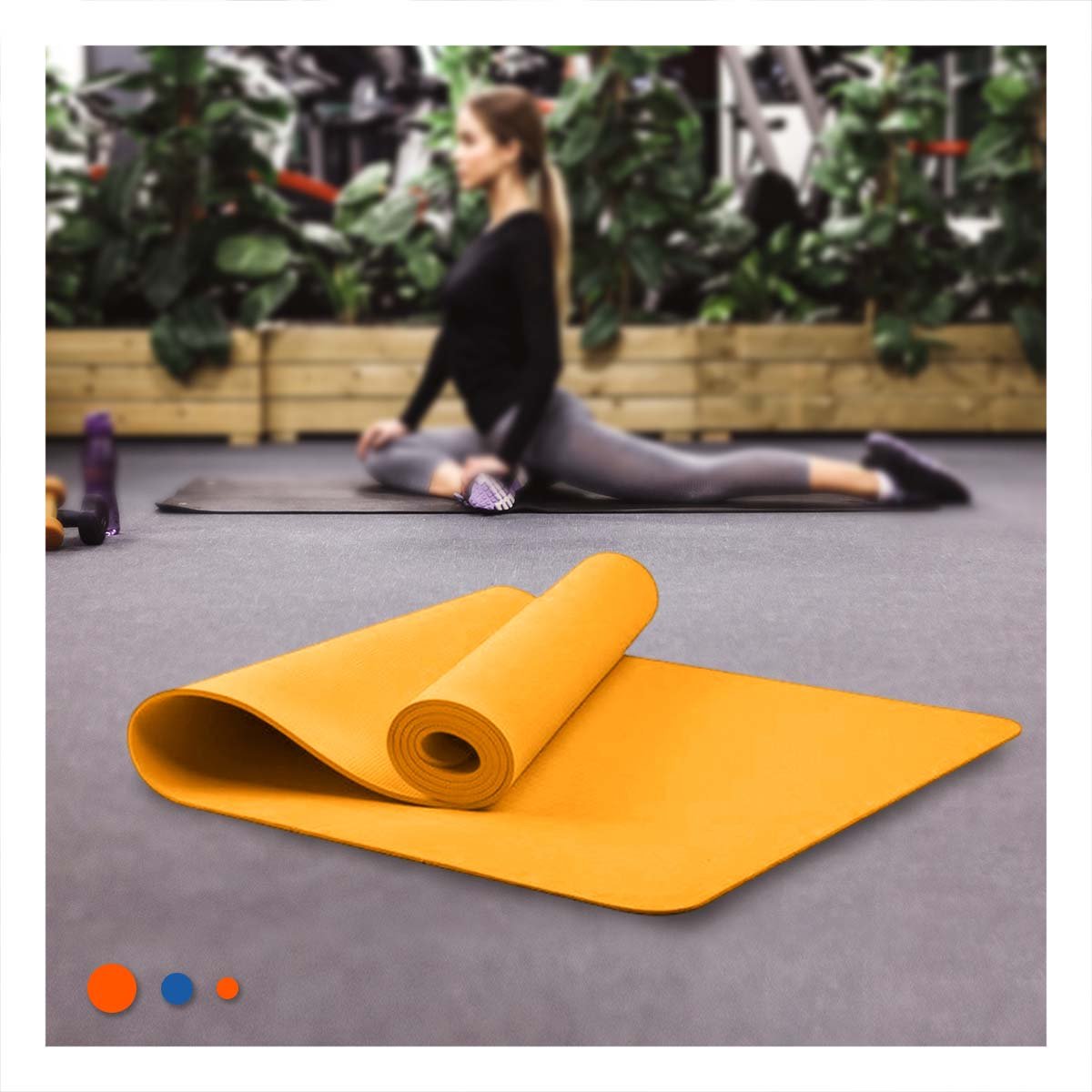 PACK12 ALFOMBRILLA SUAVE NARANJA DE GOMA EVA PARA ACTIVIDADES Y PROYECTOS CREATIVOS - 3