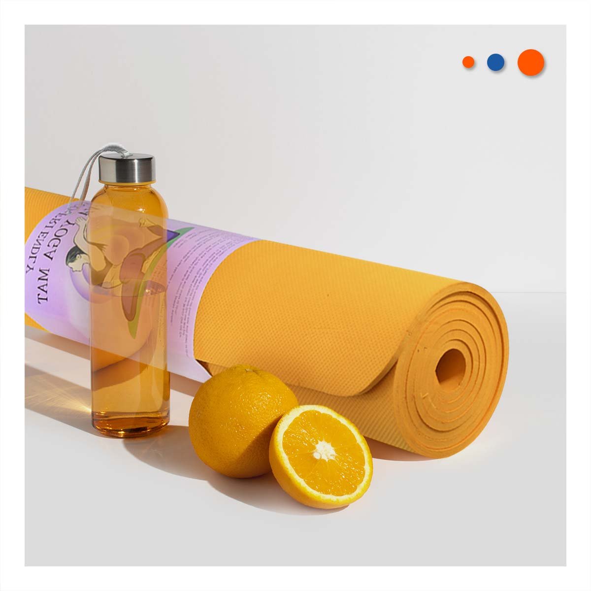 ALFOMBRA SUAVE NARANJA DE GOMA EVA PARA ACTIVIDADES Y PROYECTOS CREATIVOS Y+PAPEL REGALO - 2
