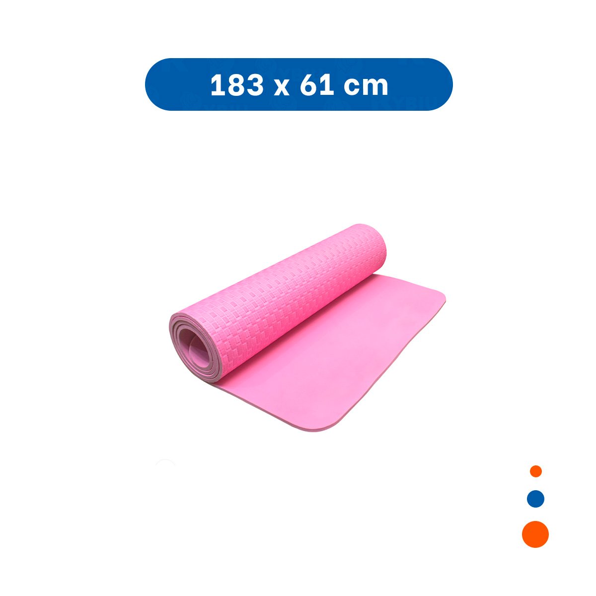 PACK12 ALFOMBRILLA FLEXIBLE ROSADO DE GOMA EVA 61X183CM PARA ACTIVIDADES Y+PAPEL REGALO - 4
