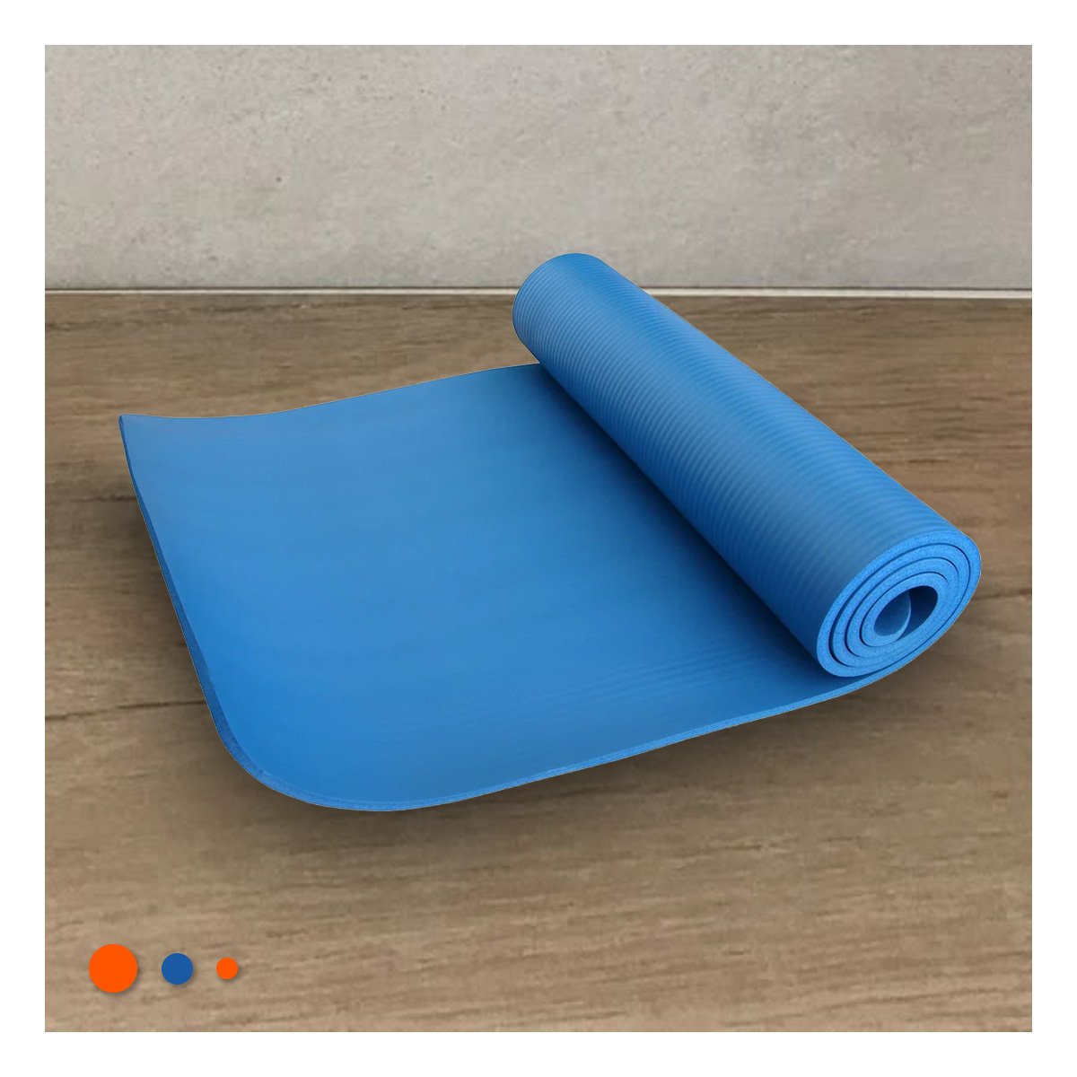 ALFOMBRA COMODA AZUL DE GOMA EVA PARA JUEGOS Y MANUALIDADES INFANTILES - 2