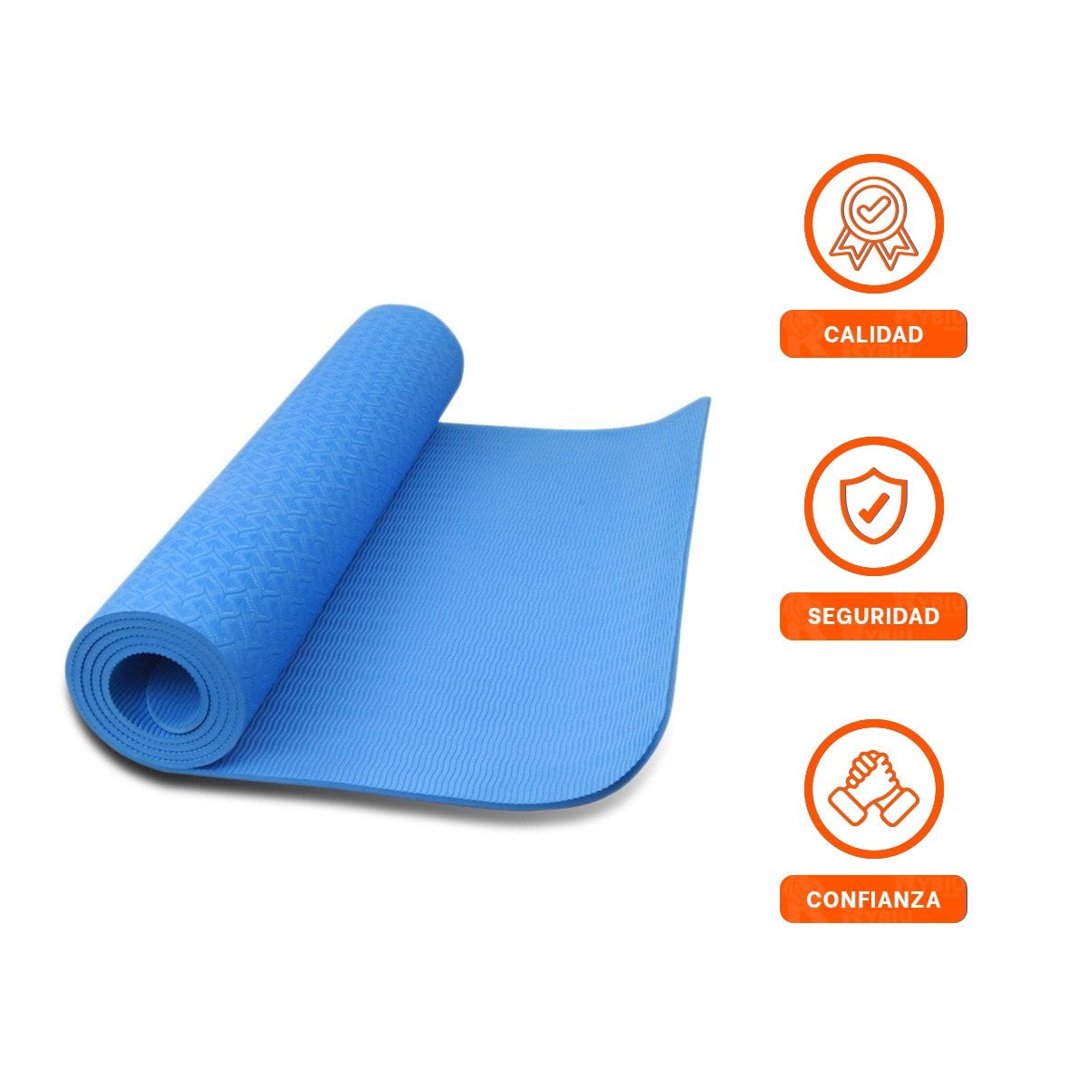ALFOMBRA COMODA AZUL DE GOMA EVA PARA JUEGOS Y MANUALIDADES INFANTILES - 3