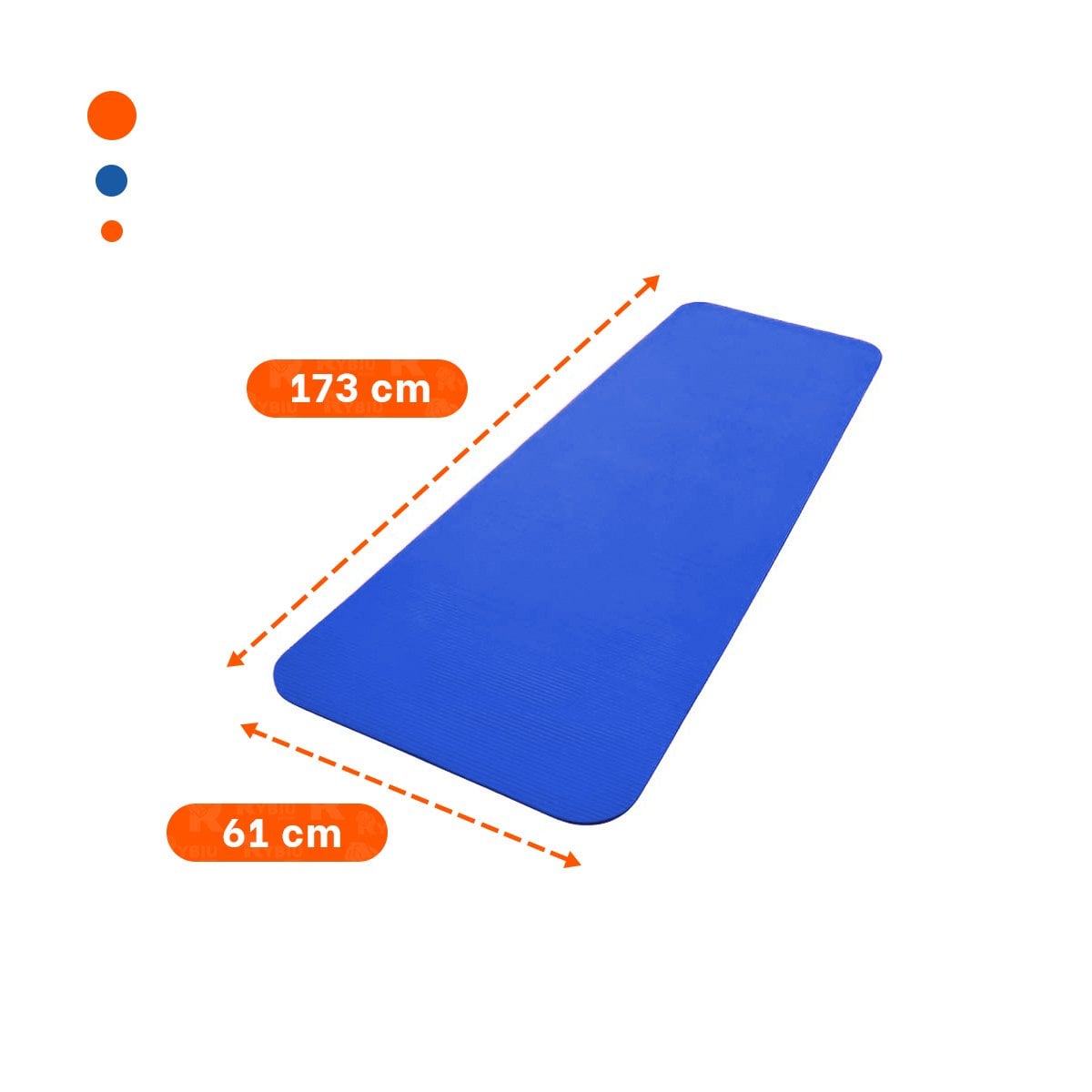 ALFOMBRA COMODA AZUL DE GOMA EVA PARA JUEGOS Y MANUALIDADES INFANTILES - 4