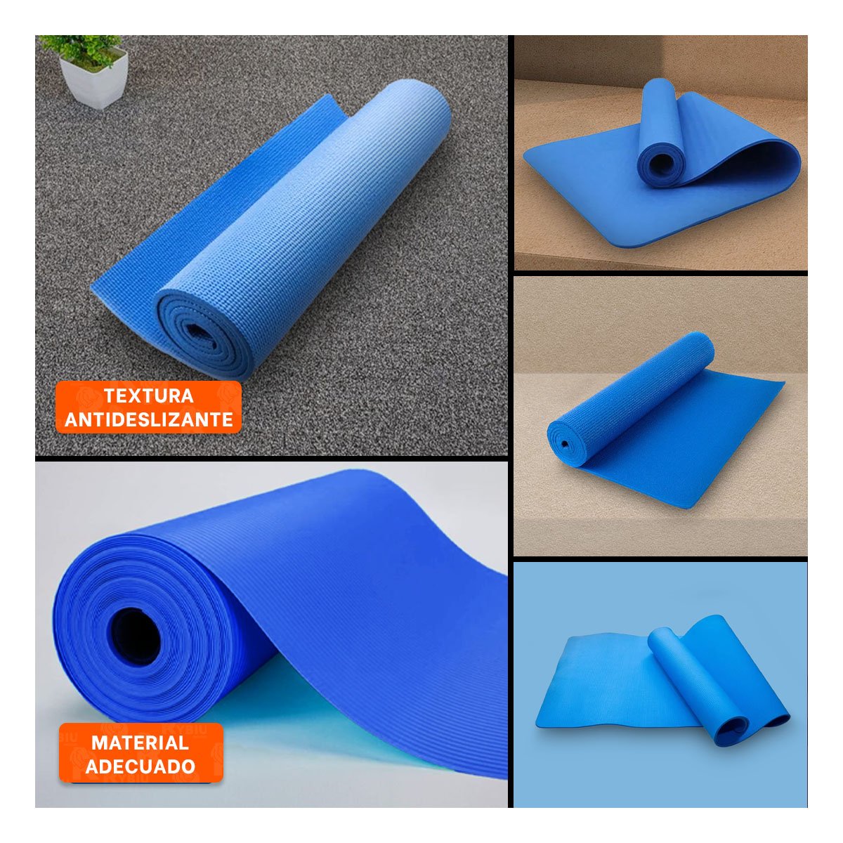 ALFOMBRA COMODA AZUL DE GOMA EVA PARA JUEGOS Y MANUALIDADES INFANTILES - 5